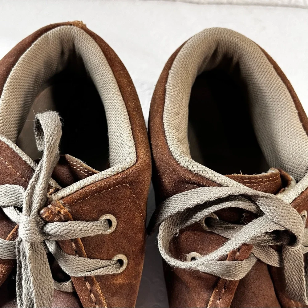 Vintage IPATH Mens US CATS Skateboarding Shoes Tan Suede Chukka Boot Size 11.5